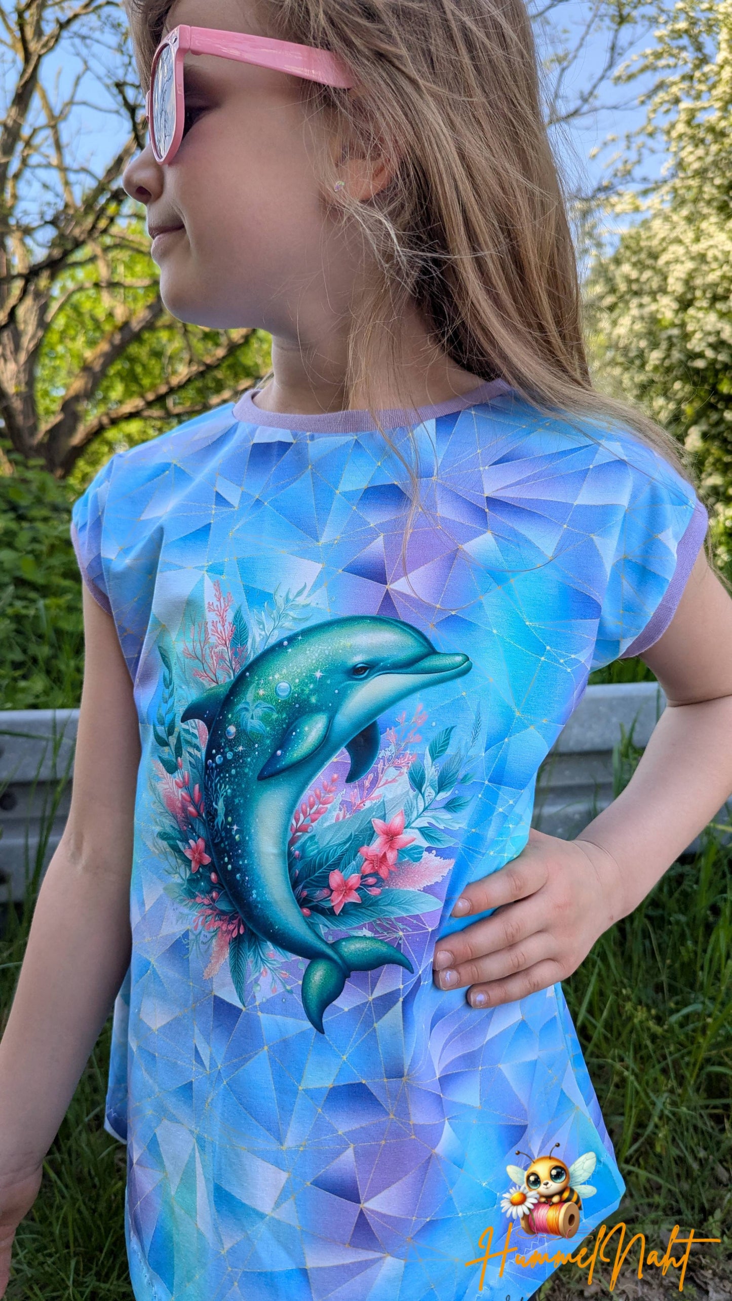 Bügelbild Glitzer Delfin #8 Fylou's Style