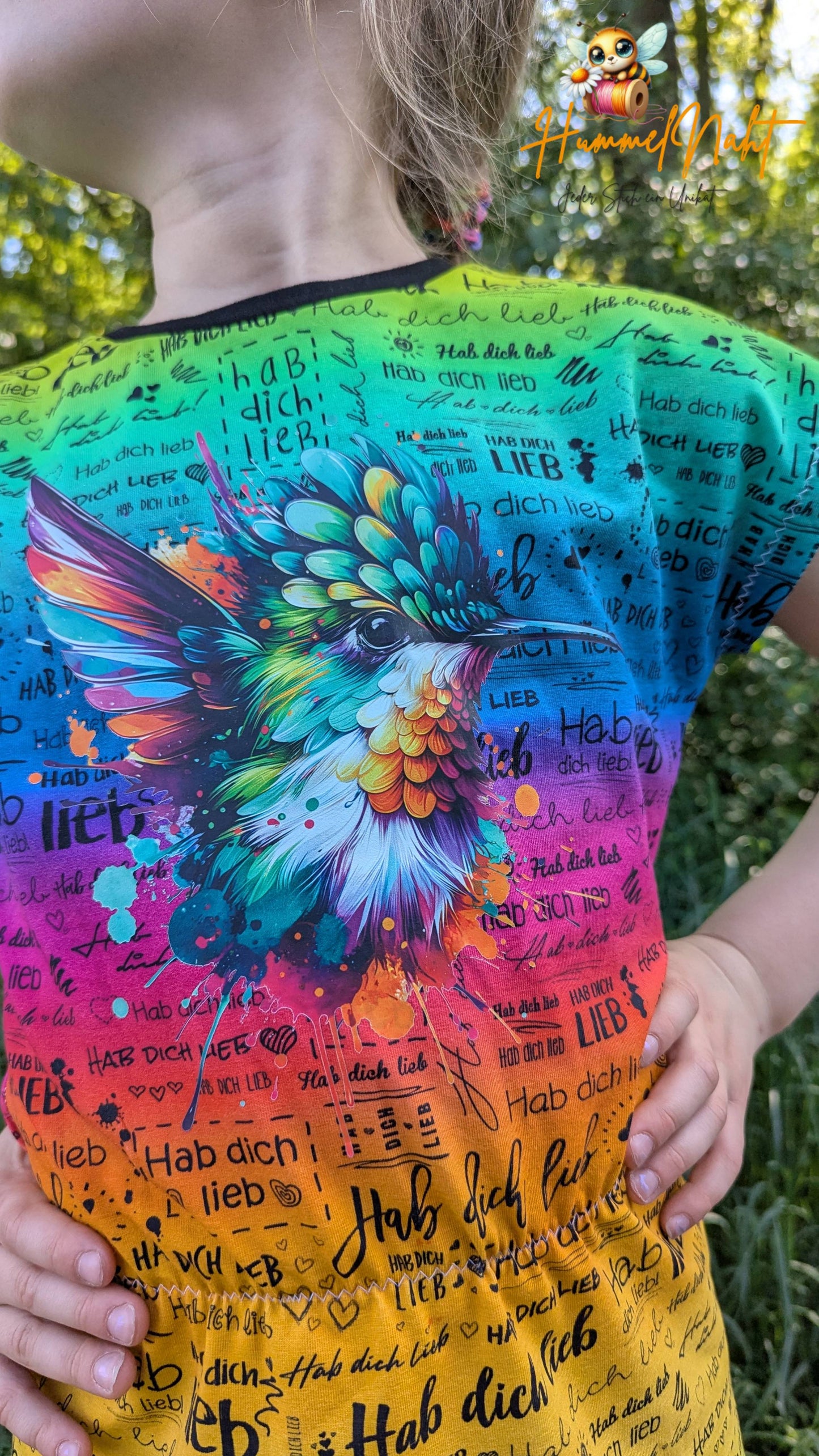 Bügelbild Kolibri Splash Fylou's Style