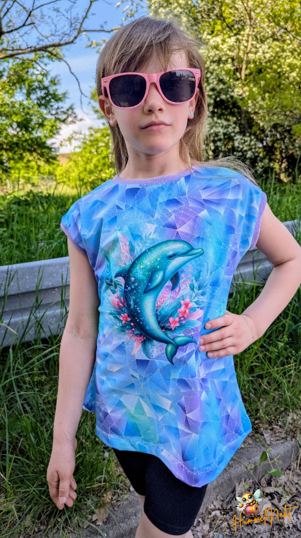 Bügelbild Glitzer Delfin #8 Fylou's Style