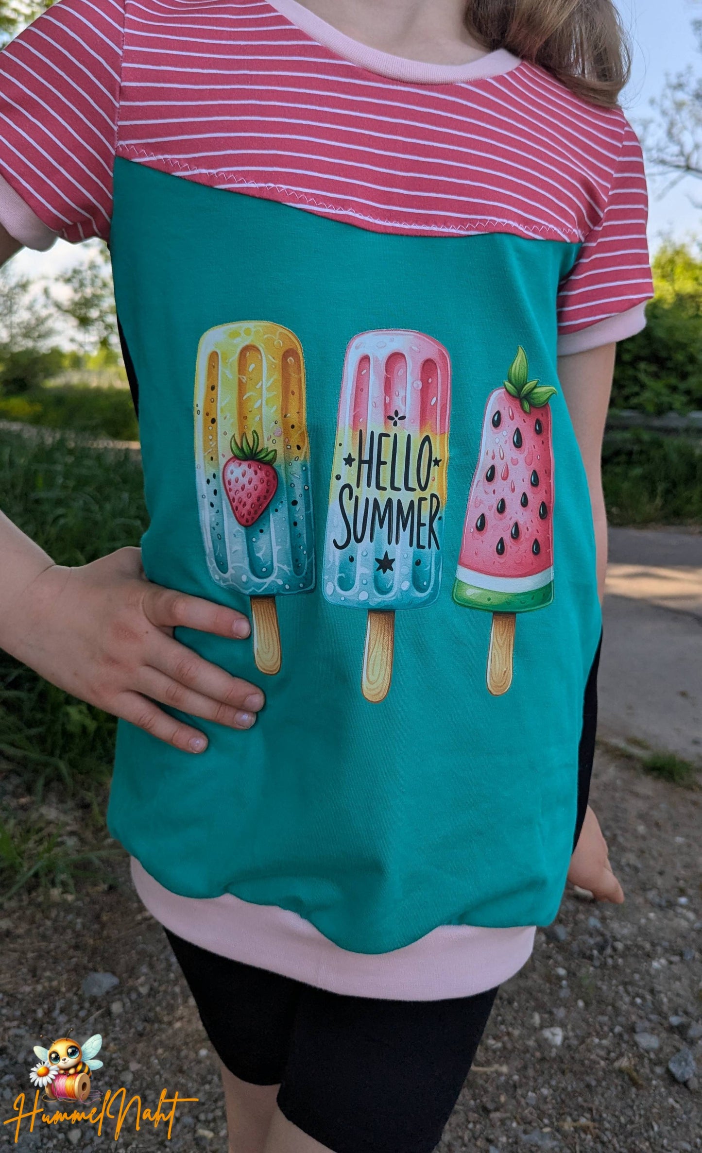 Bügelbild Hello Summer Ice Cream Fylou's Style