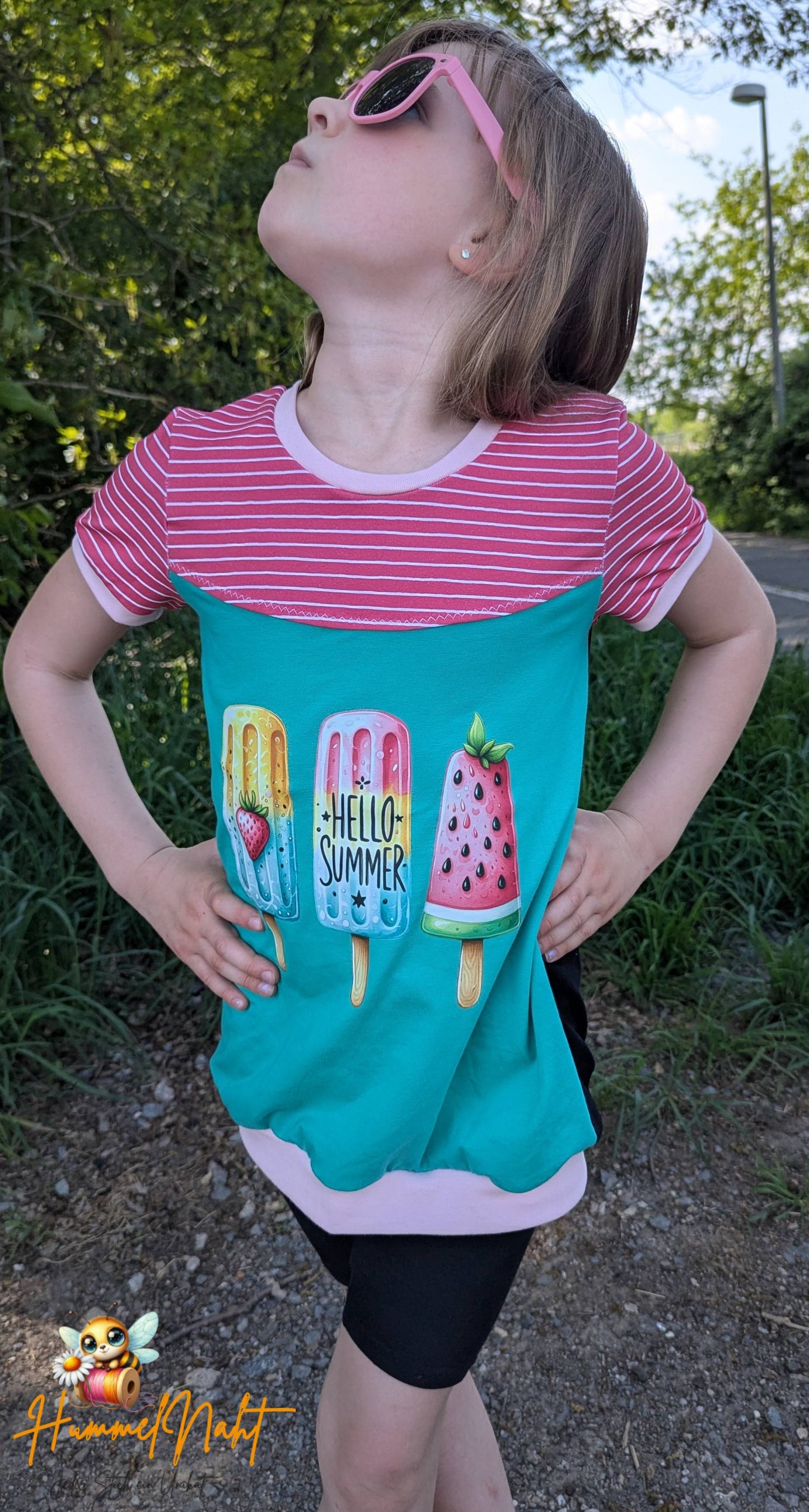 Bügelbild Hello Summer Ice Cream Fylou's Style