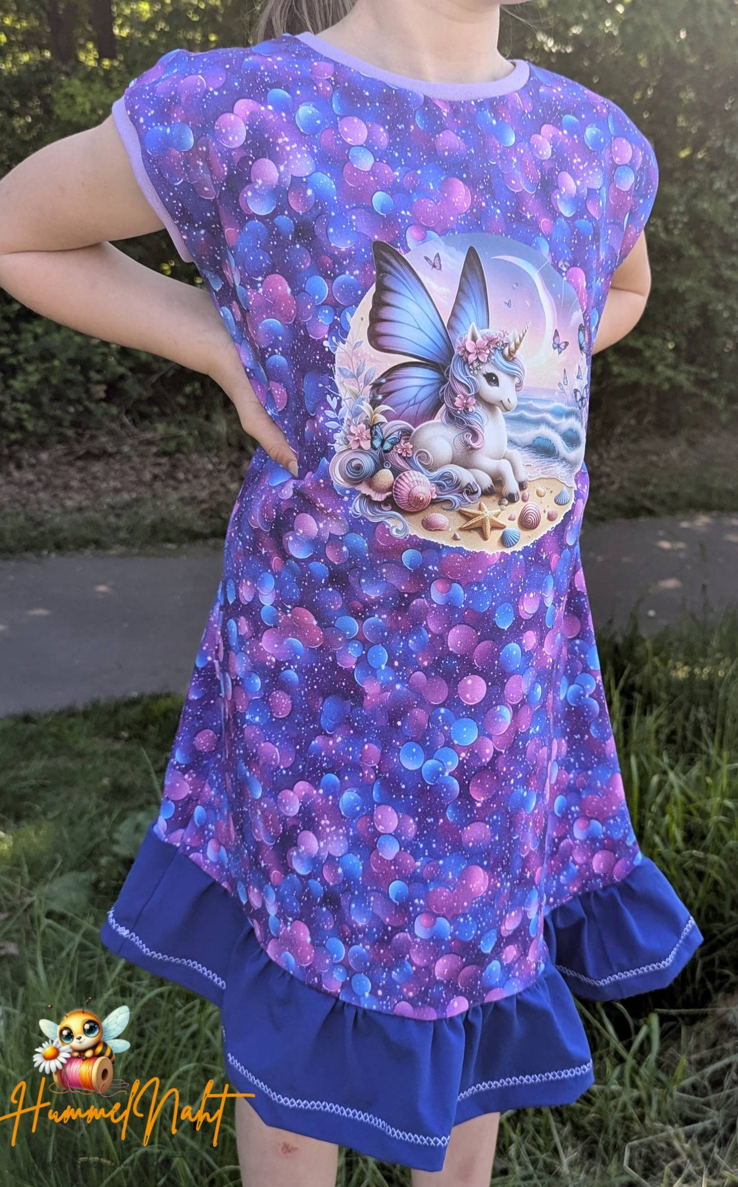Bügelbild kleines Einhorn am Strand #5 - Fylou's Style
