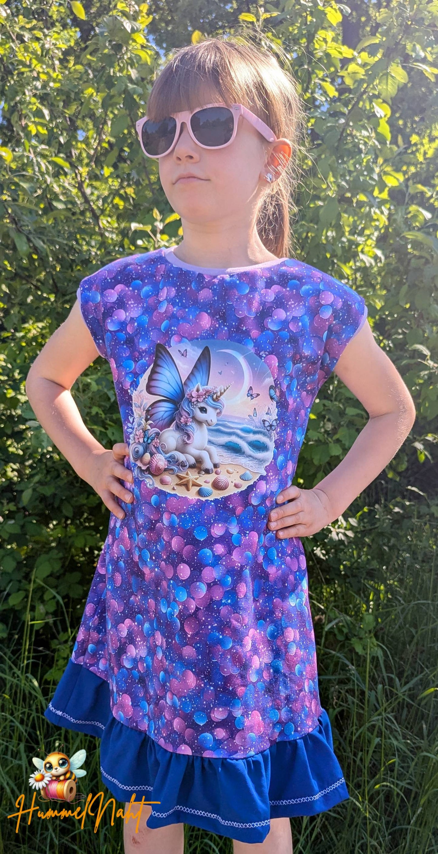 Bügelbild kleines Einhorn am Strand #5 - Fylou's Style