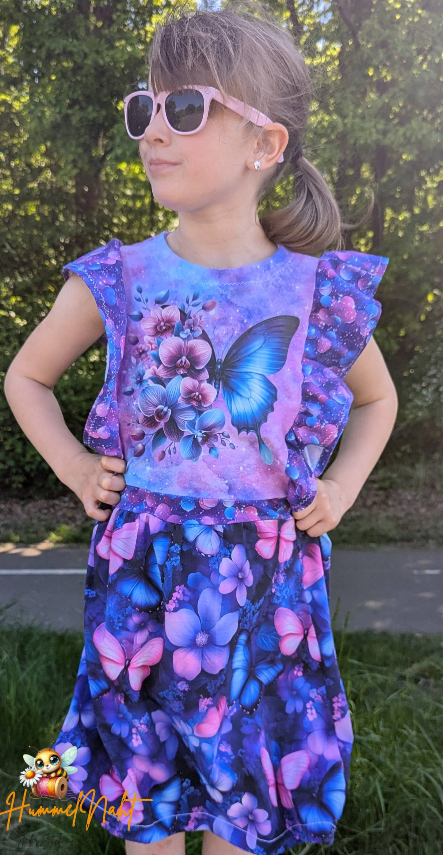 Bügelbild Blumische Schmetterlinge #22 Fylou's Style