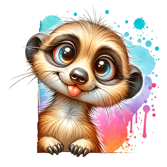 Bügelbild Guck Guck Erdmännchen Fylou's Style