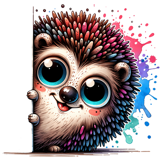 Bügelbild Guck Guck Igel Fylou's Style