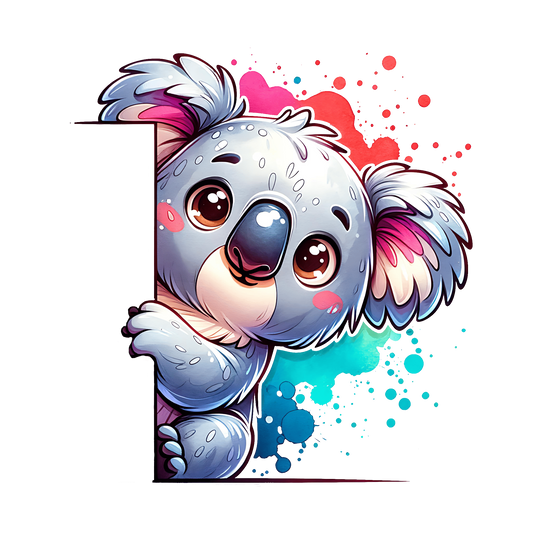 Bügelbild Guck Guck Koala #1 Fylou's Style