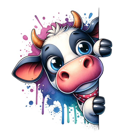 Bügelbild Guck Guck Ochse Fylou's Style