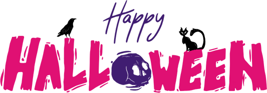 Bügelbild Happy Halloween Spruch #10