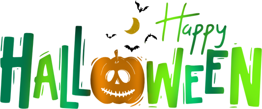 Bügelbild Happy Halloween Spruch #16