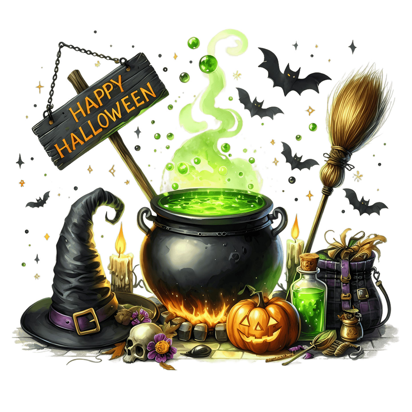 Bügelbild Happy Halloween #6