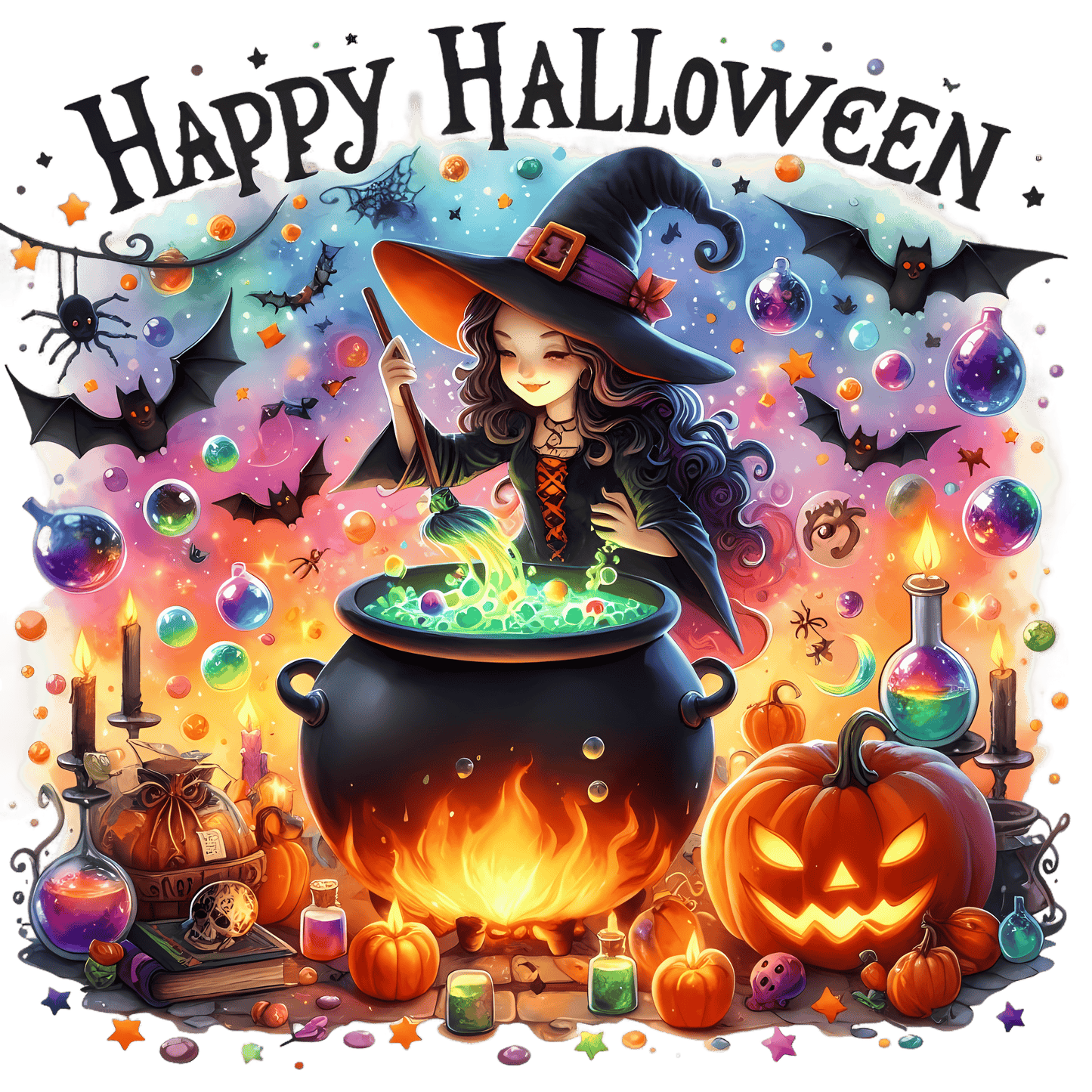 Bügelbild Happy Halloween #7