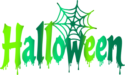 Bügelbild Happy Halloween Spruch #1