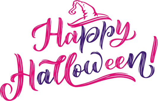 Bügelbild Happy Halloween Spruch #12