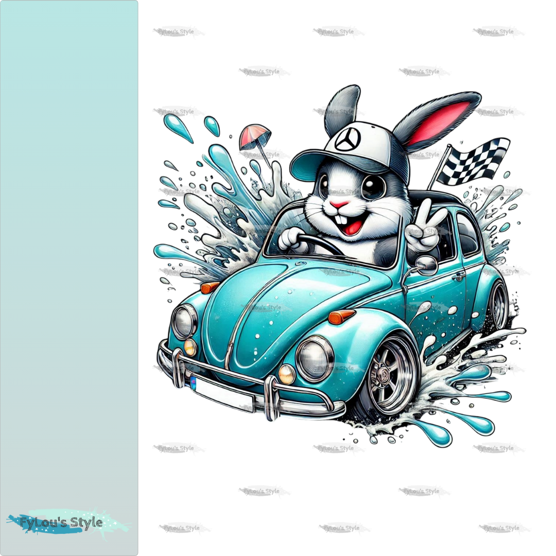 Bügelbild Hase Floppy Fylou's Style