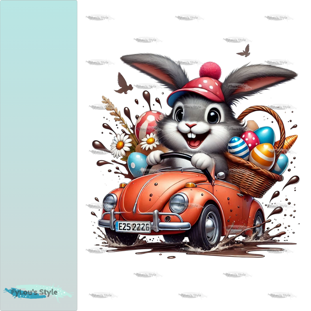 Bügelbild Hase Matchi