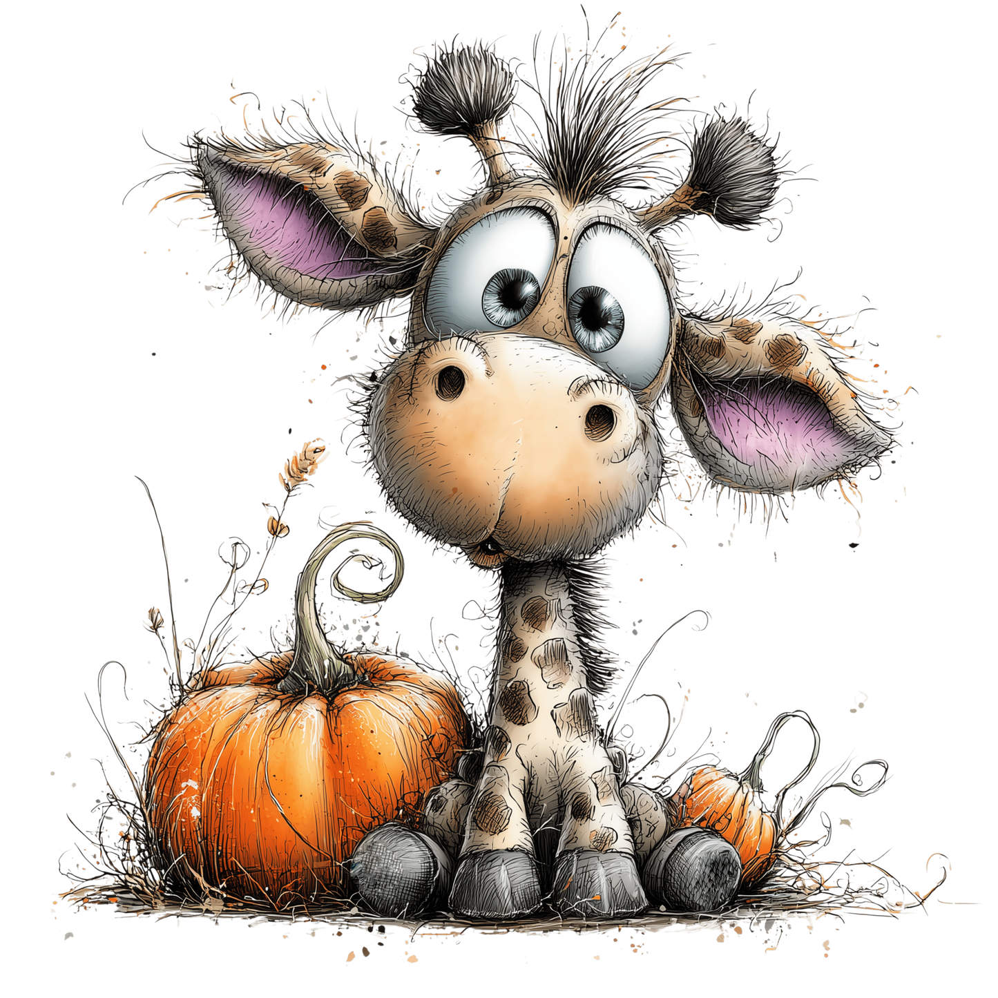 Bügelbild Herbst Safari #13