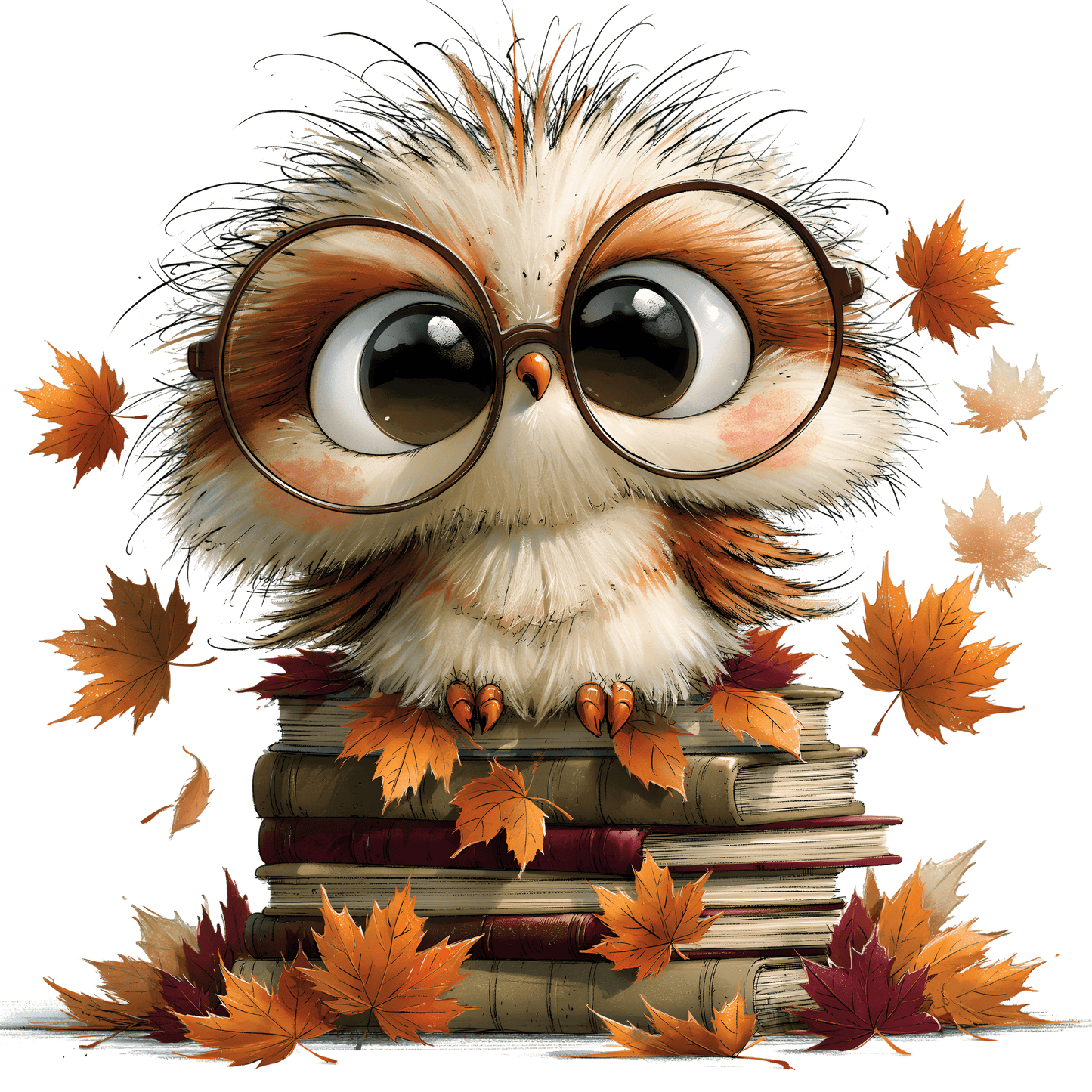 Bügelbild Herbstwald Tiere #5 Eule