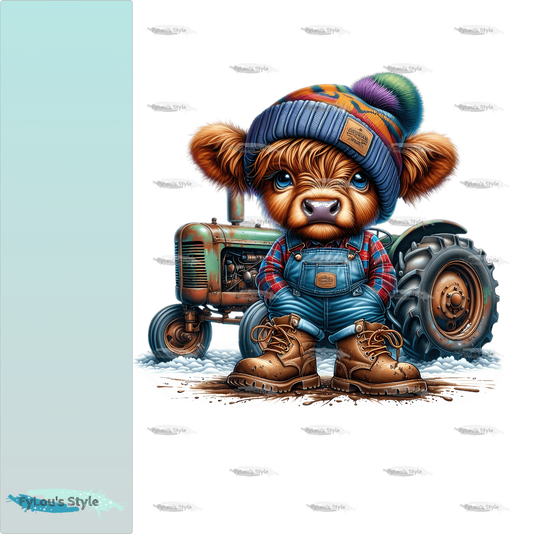 Bügelbild Highland Farm Boy #4 Fylou's Style