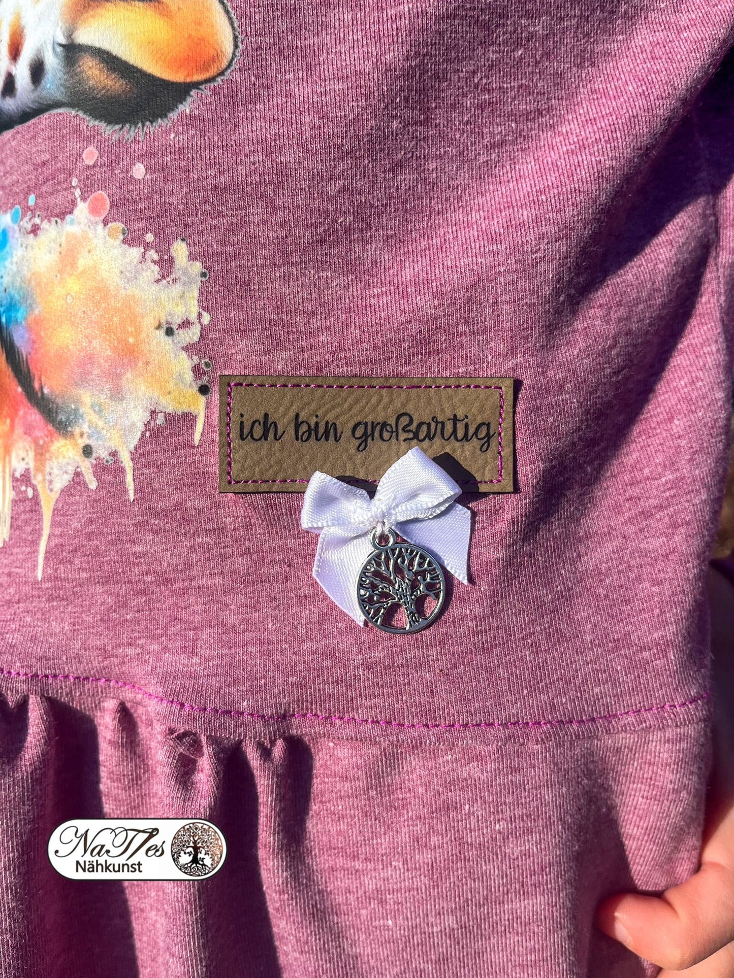Bügelbild Süßes Giraffen Mädel Fylou's Style