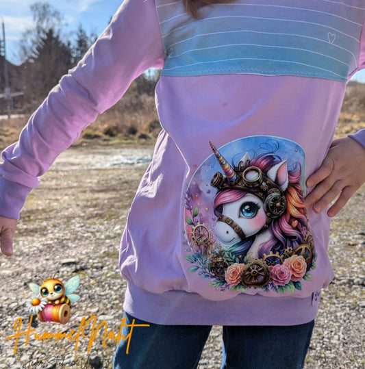 Bügelbild Steampunk Einhorn #1 Fylou's Style