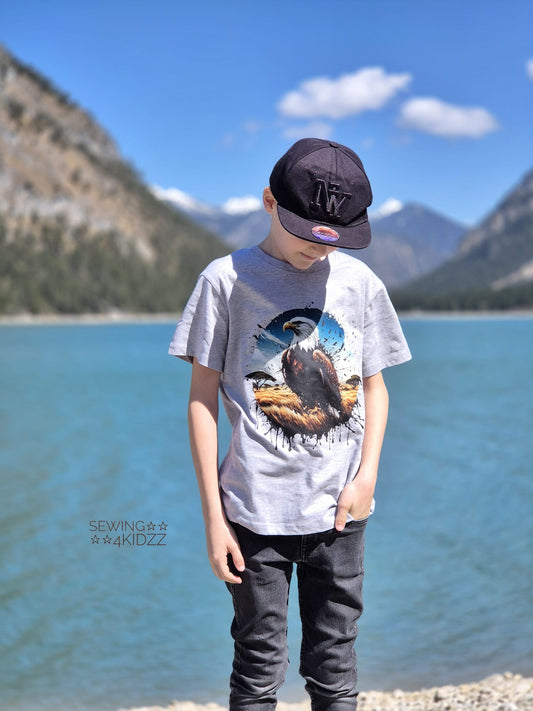 Bügelbild Savanne Adler Fylou's Style