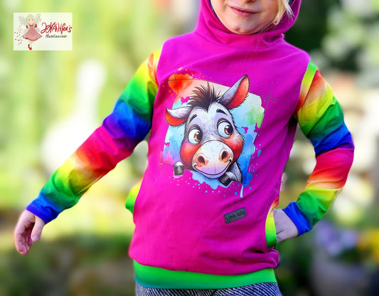 Bügelbild Guck Guck Esel #1 Fylou's Style