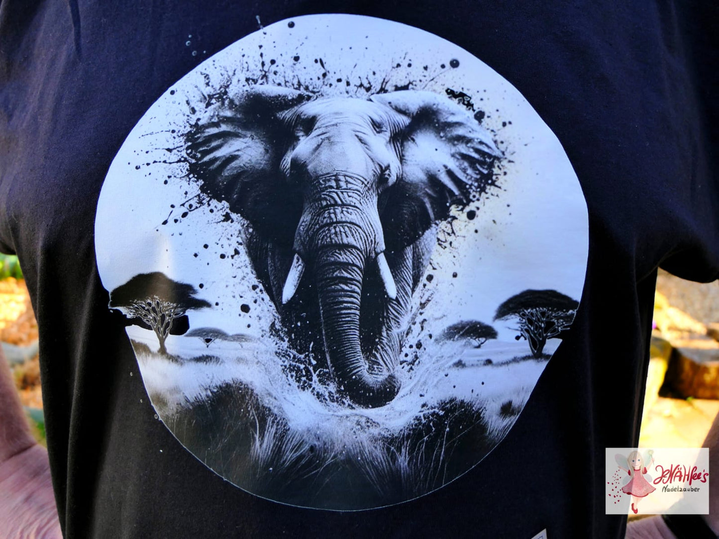 Bügelbild Savanne Elefant #1 Fylou's Style