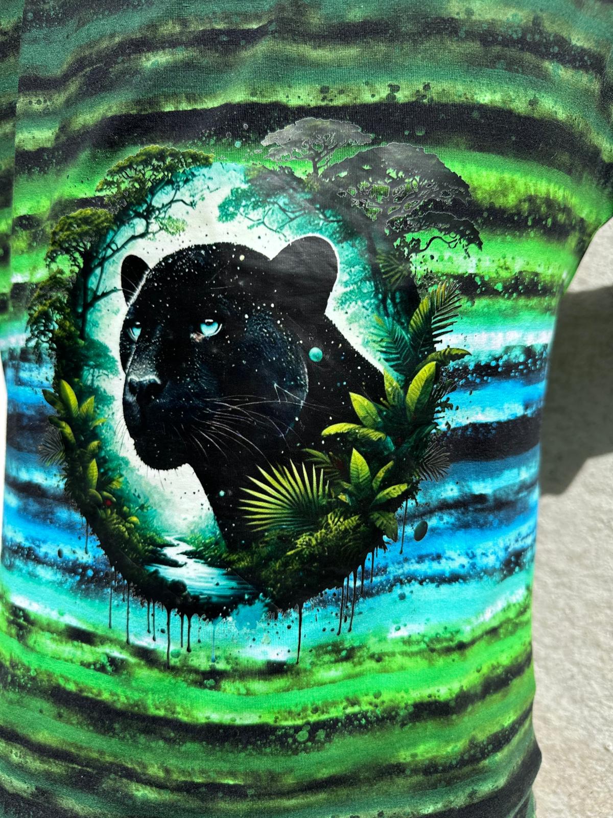 Bügelbild Regenwald Panther #1 Fylou's Style