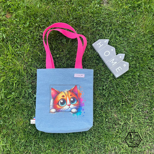 Bügelbild Guck Guck Katze Fylou's Style