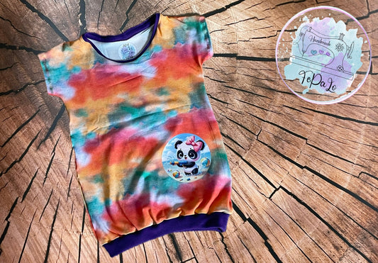 Bügelbild Panda Girl mit Wasserspritzpistole #3 Fylou's Style