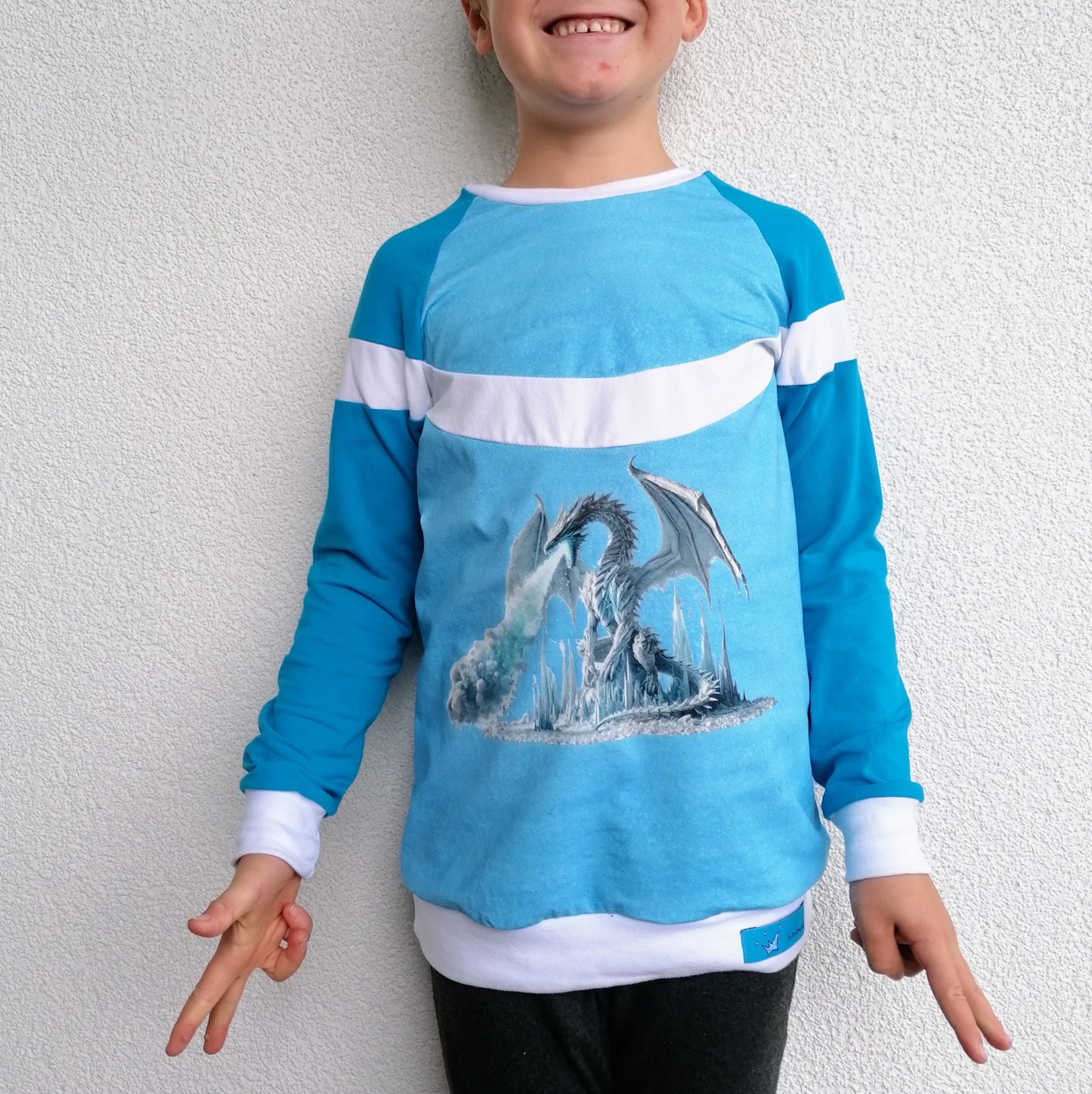 Bügelbild Eisdrache #10