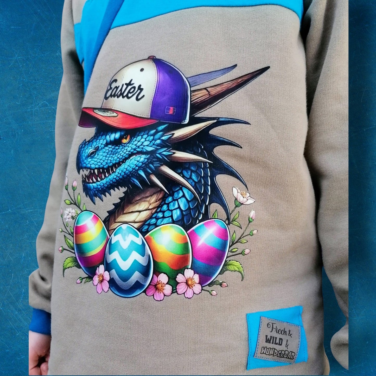 Bügelbild Oster Drache #1 Fylou's Style