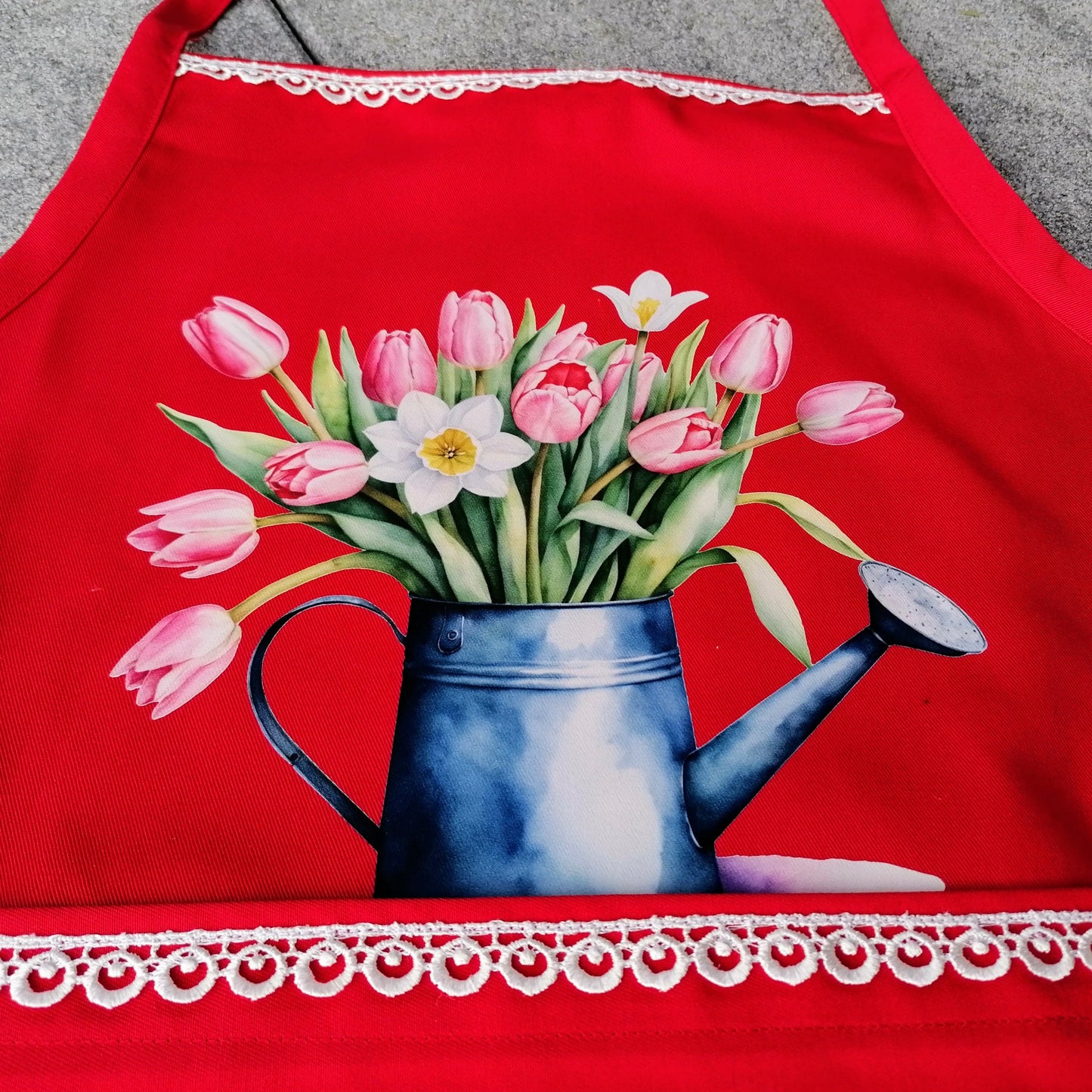 Bügelbild Tulpen in Gießkanne #1 Fylou's Style