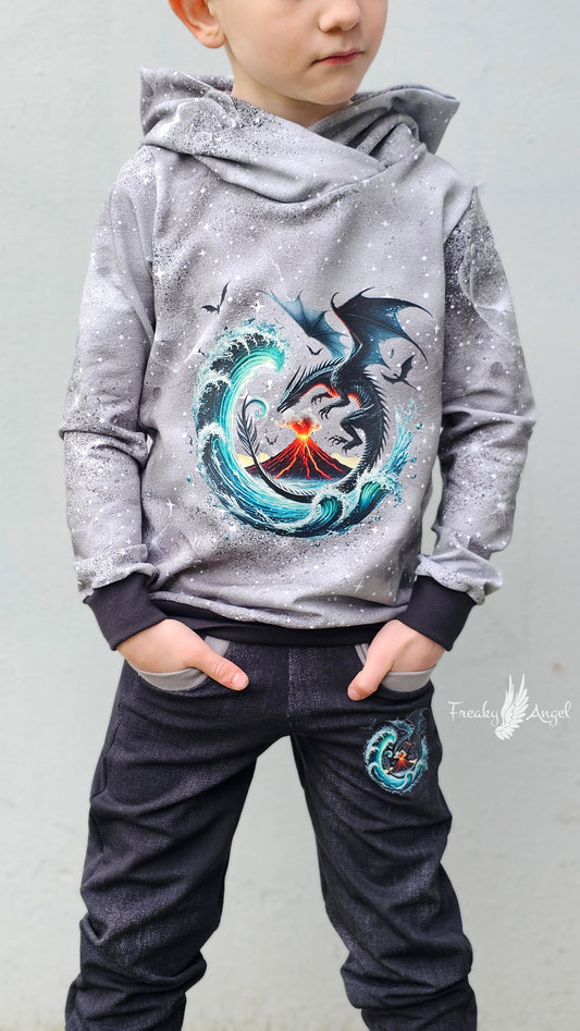 Bügelbild Lava Drache #1 Fylou's Style