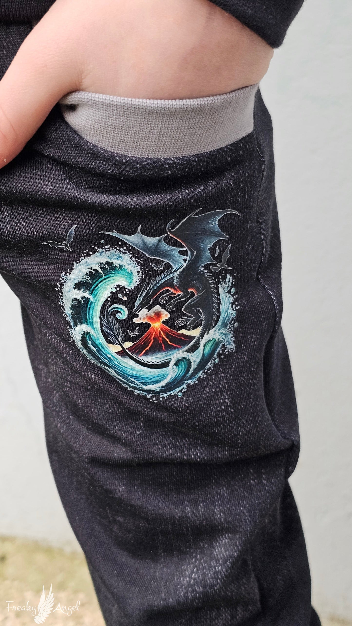 Bügelbild Lava Drache #1 Fylou's Style