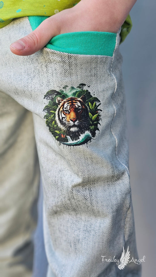 Bügelbild Regenwald Tiger #2 Fylou's Style