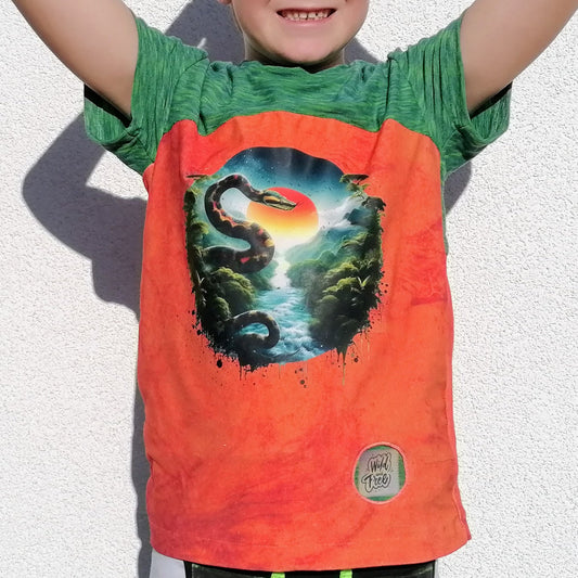 Bügelbild Regenwald Schlange #2 Fylou's Style