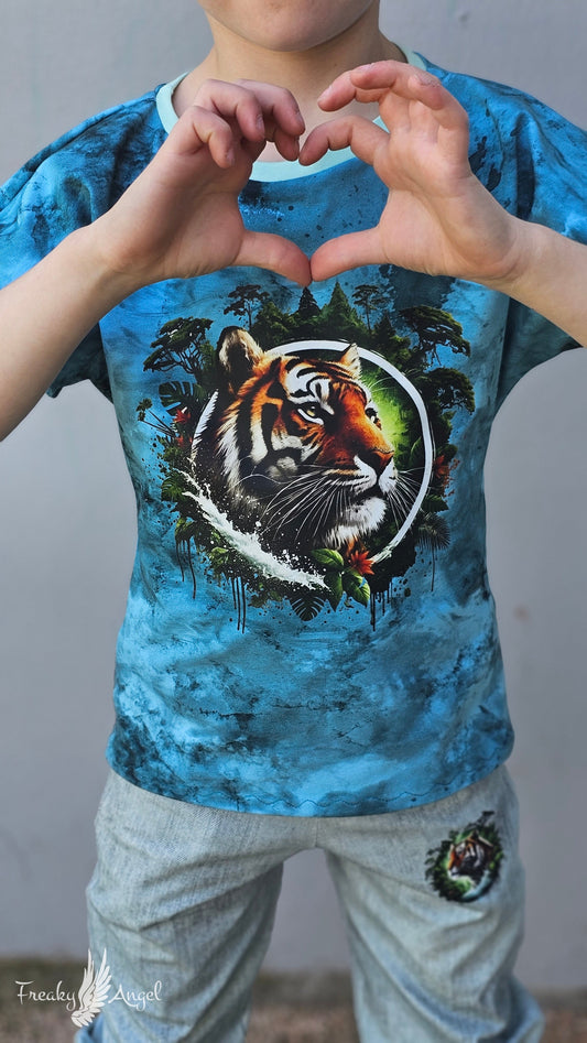 Bügelbild Regenwald Tiger #4 Fylou's Style