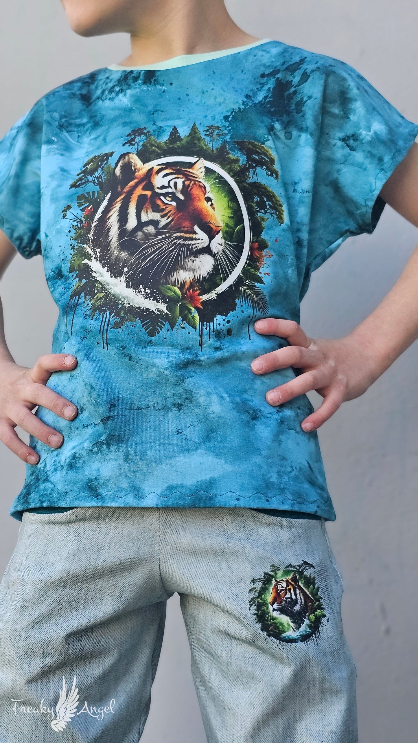 Bügelbild Regenwald Tiger #4 Fylou's Style