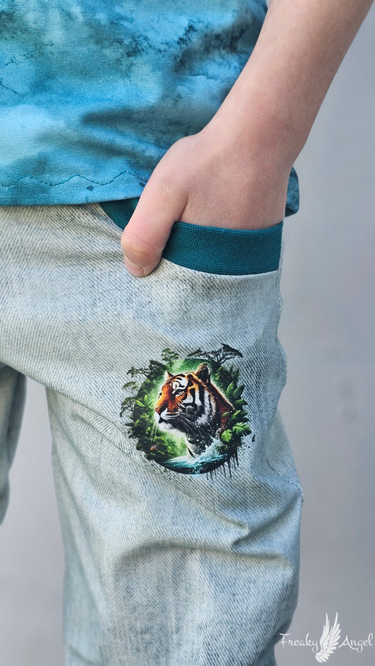 Bügelbild Regenwald Tiger #1 Fylou's Style