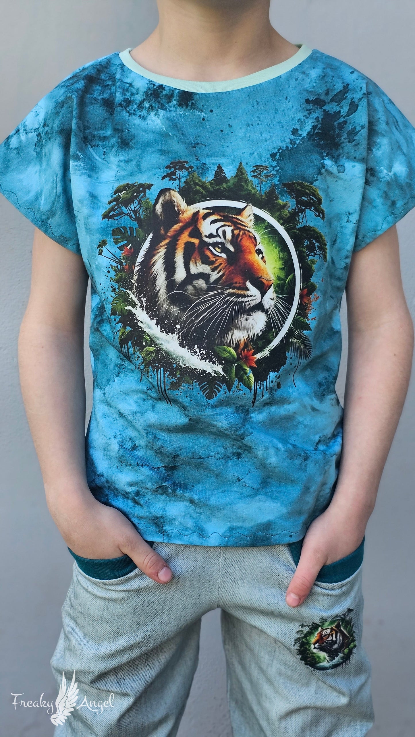 Bügelbild Regenwald Tiger #4 Fylou's Style