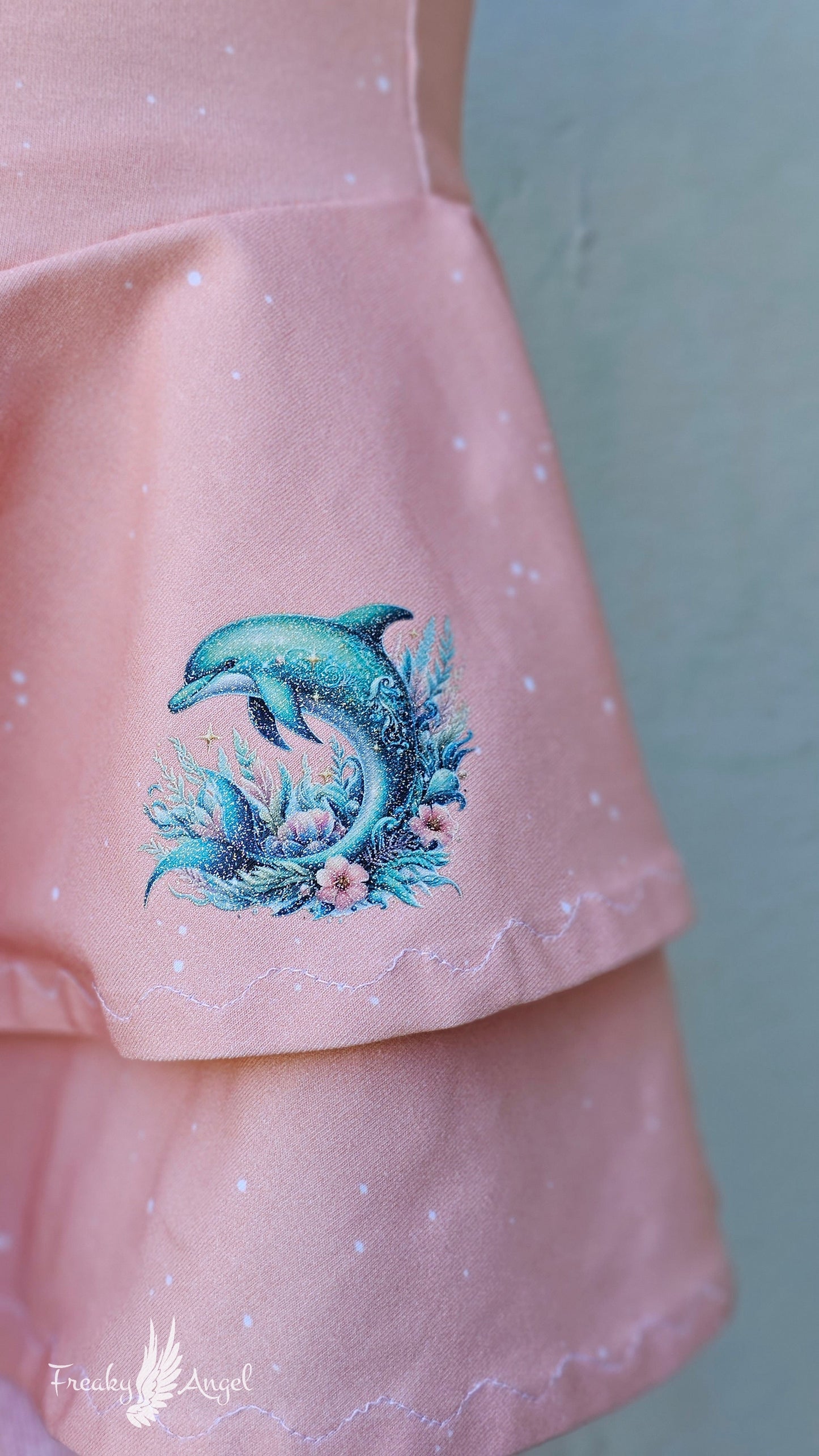 Bügelbild Glitzer Delfin #10 Fylou's Style