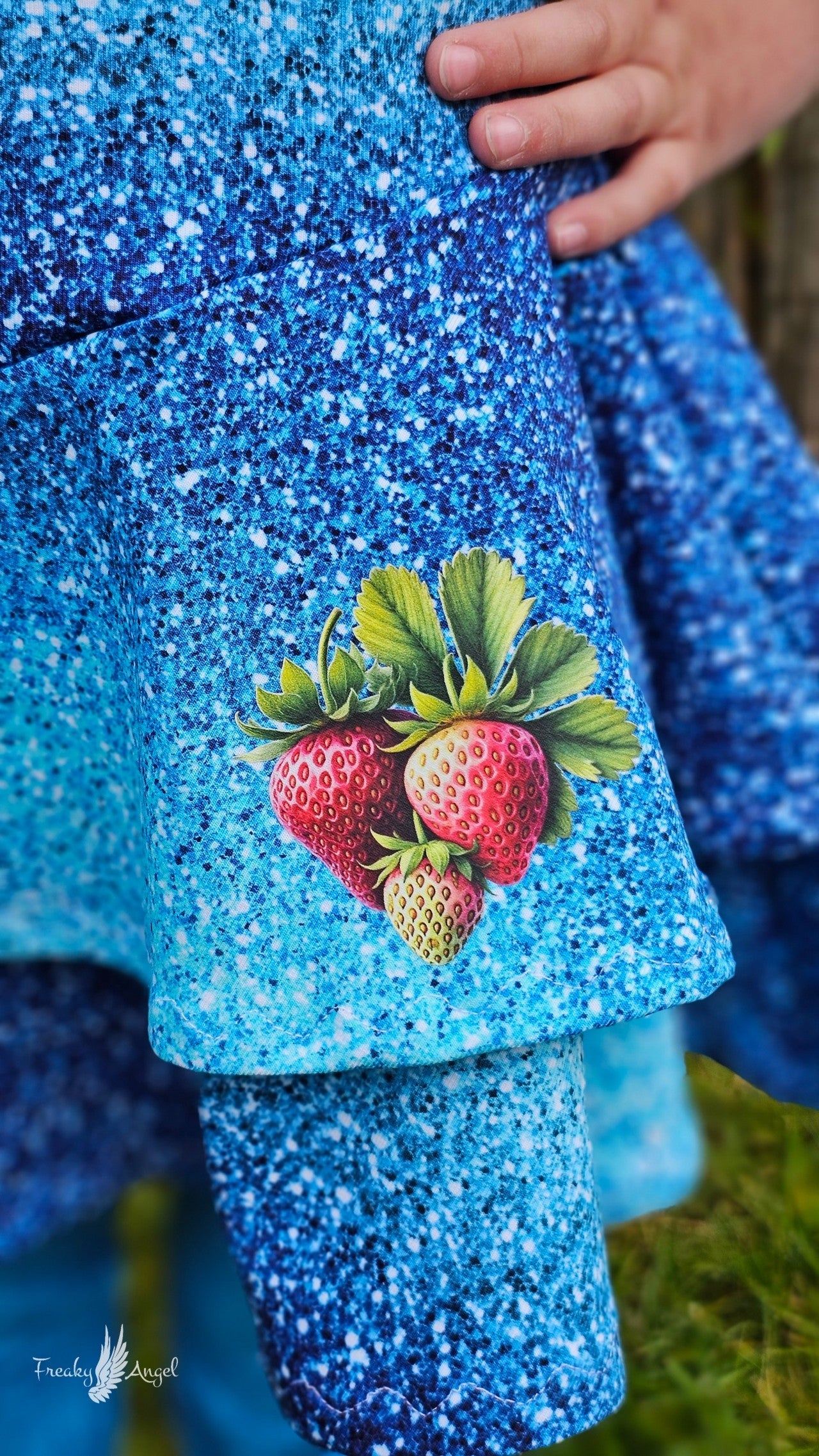 Bügelbild frische Erdbeeren #9 Fylou's Style