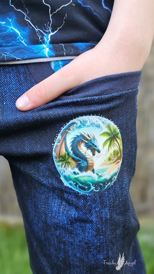 Bügelbild Drache am Strand #11 Fylou's Style