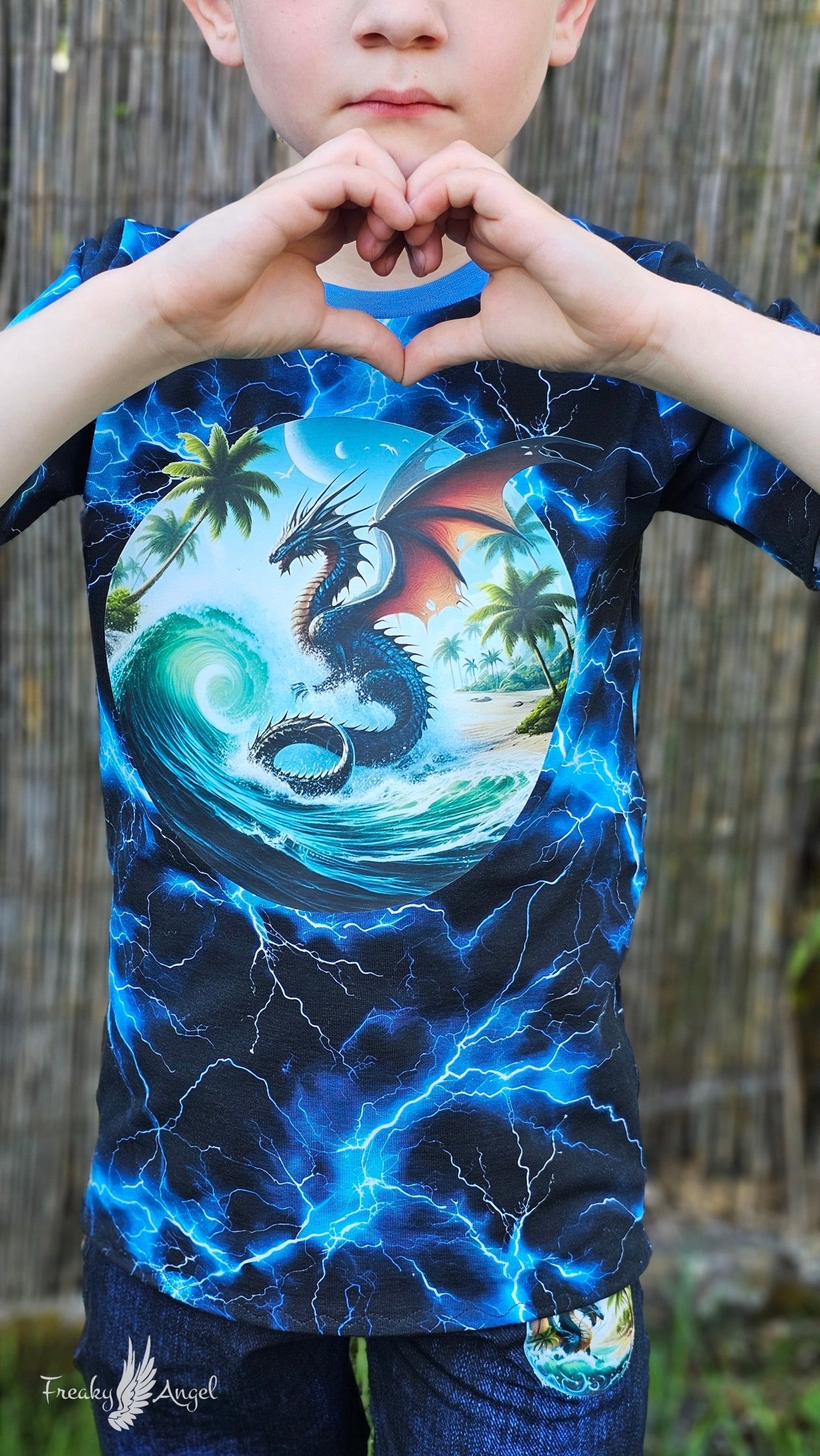 Bügelbild Drache im Meer #5 Fylou's Style