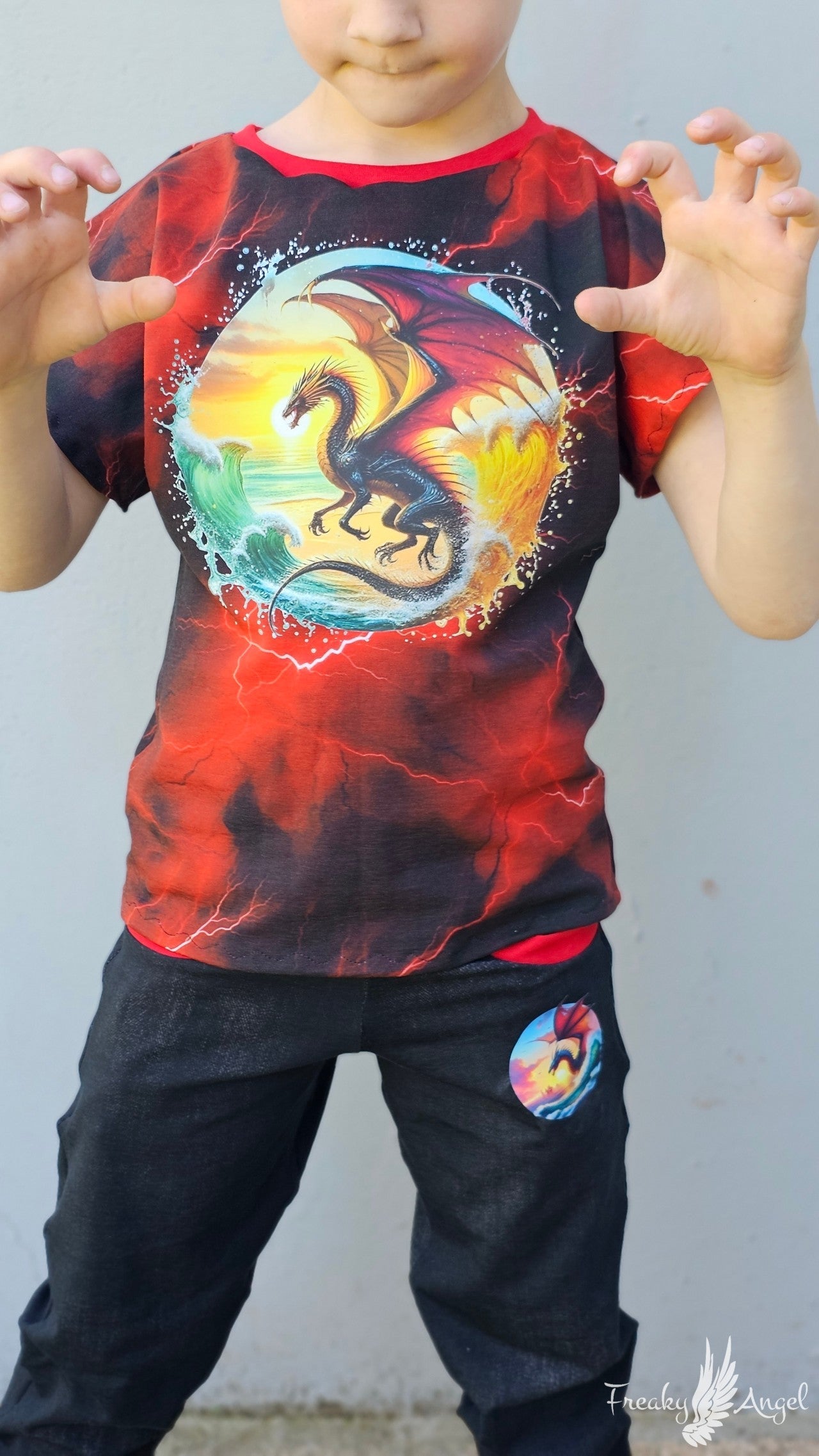 Bügelbild Drache im Meer #7 Fylou's Style