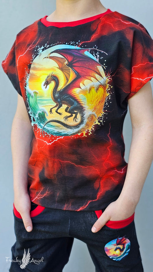 Bügelbild Drache im Meer #7 Fylou's Style