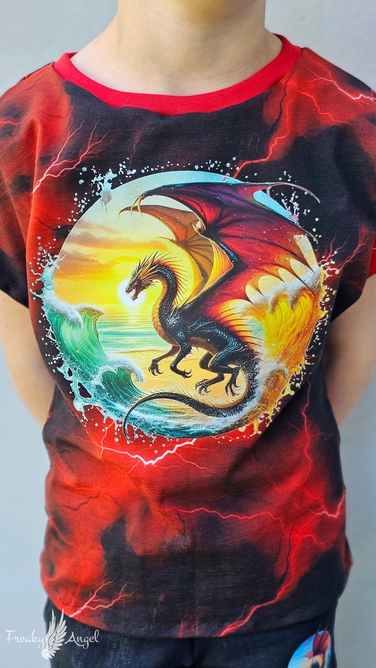 Bügelbild Drache im Meer #7 Fylou's Style