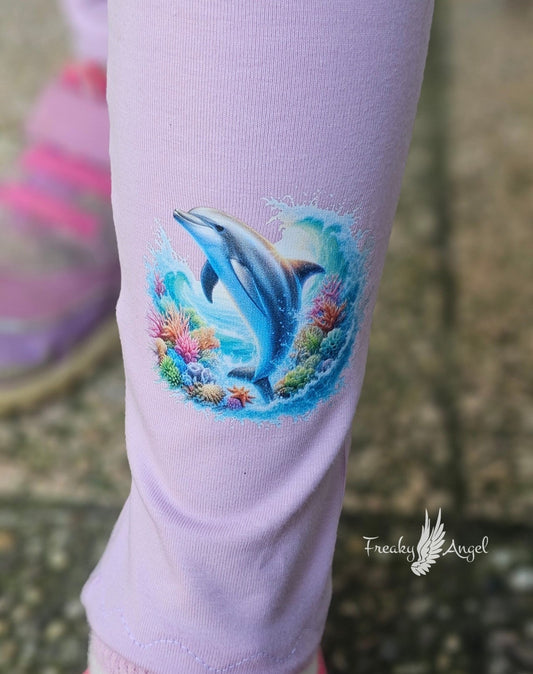 Bügelbild Delfin in der Koralle Fylou's Style